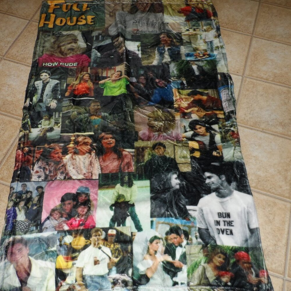 Full House TV Show- Fleece Blanket/Throw-- NEW----